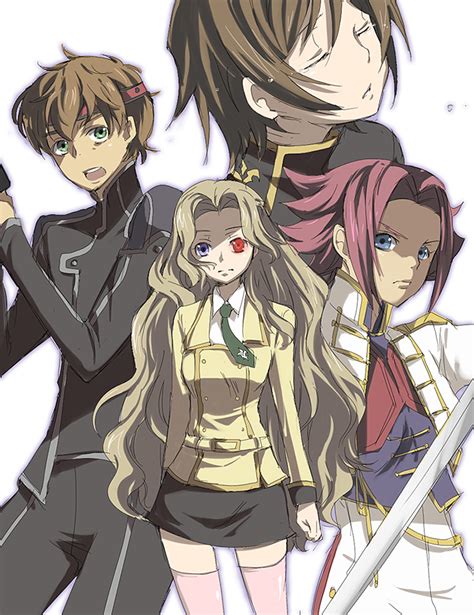 Lelouch Lamperouge Kallen Stadtfeld Kururugi Suzaku And