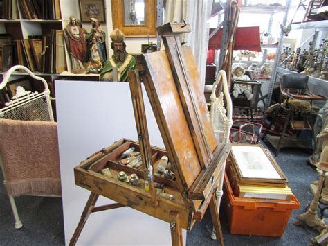 0440046 Travelling Folding Painters Easel x 1 off - Stockyard Prop and ...