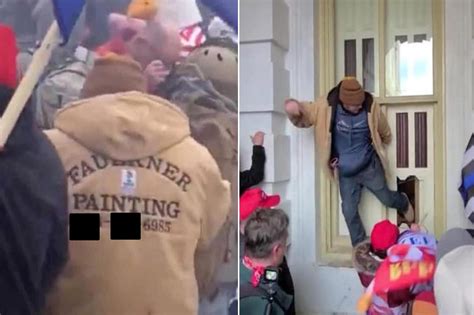 Capitol Rioter Wore Jacket With Phone Number On Back Feds