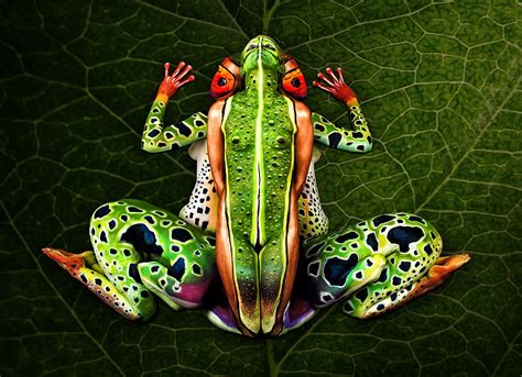 Hop Art Artist S Incredible Body Painting Transforms Five People Into