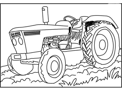Kleurplaat boerderij tractor malvorlage weide ausmalbild 3750. 25 Best Tractor Coloring Pages To Print