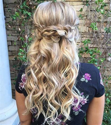 The simple ponytail is the perfect way to maximize the uniform look between brides and bridesmaids. 31 Half Up, Half Down Hairstyles for Bridesmaids | Down ...