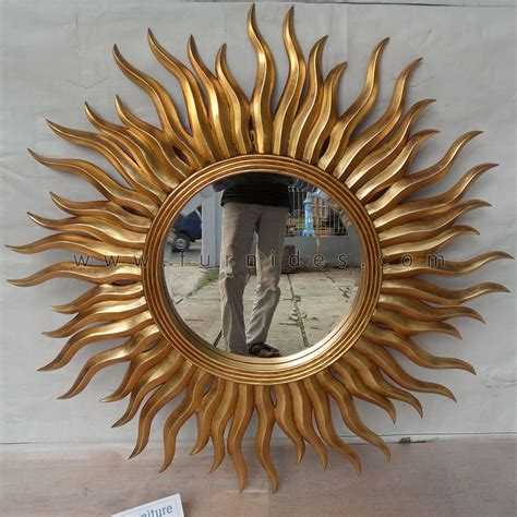 Installation of mirrors ikea crabb. Hiasan Dinding Cermin Hias Bulat Matahari Gold Leaf ...