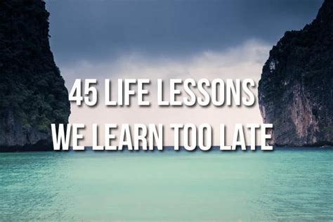 Essay On Lessons Learned In Life