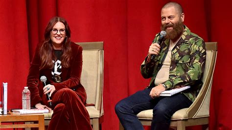 Nick Offerman And Megan Mullally Promote New Book
