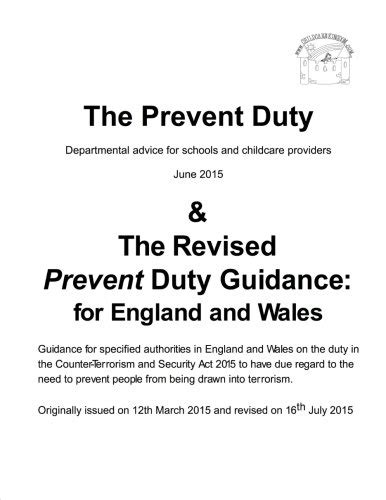 The Prevent Duty Departmental Advice For Schools And Childcare
