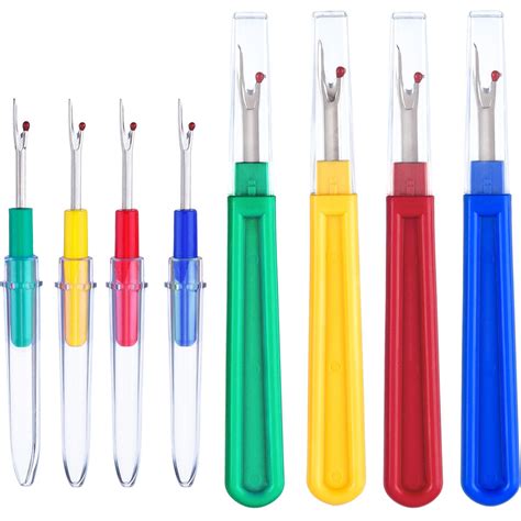 Buy EBOOT 8 Pieces Colorful Seam Ripper 4 Big And 4 Small Handy Stitch