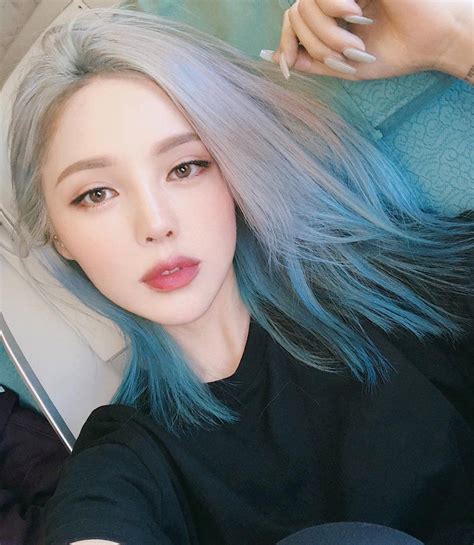 浪人 On Twitter Korean Hair Color Hair Color Pastel Hair Makeup