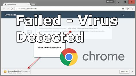 Google Chrome Failed Virus Detected Error Fix YouTube