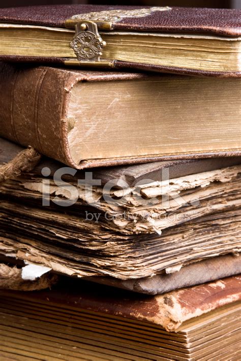 Antique Stack Of Books Stock Photo Royalty Free Freeimages