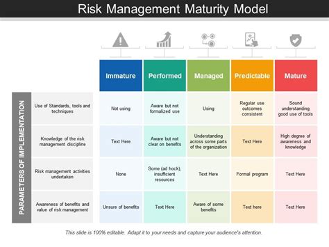 Risk Management Maturity Model Powerpoint Presentation Slides Ppt