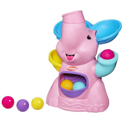 Amazon Playskool Poppin Park Pink Elephant Busy Ball Popper Toy Only