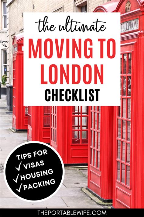 The Definitive Moving To London Checklist For Expats In 2021 London