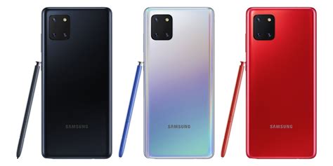 Samsung Galaxy Note 10 Lite Fiche Technique Et Caractéristiques Test