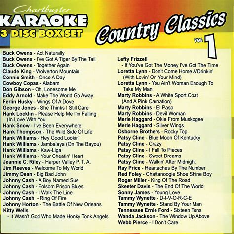 karaoke country cd g chartbuster 5006 new in sealed case 3 cds w song list ebay