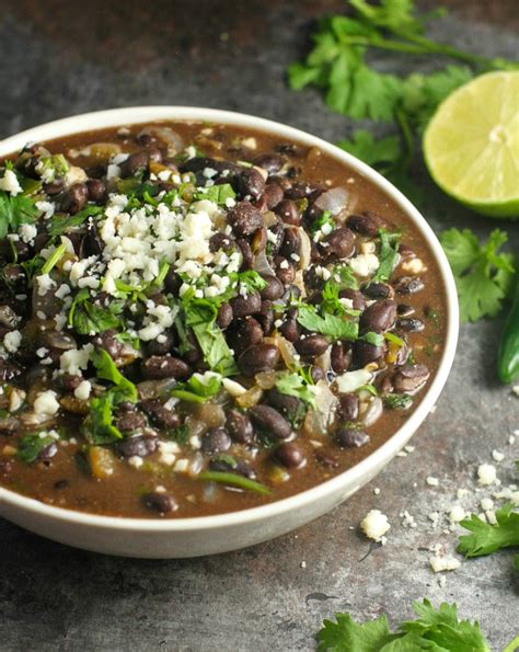 Mexican Black Beans Recipe A Dish Of Daily Life