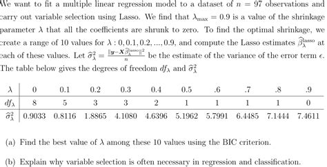 Solved We Want To Fit A Multiple Linear Regression Model To Chegg Com