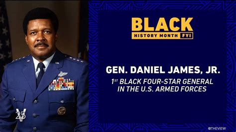 Black History Month Gen Daniel James Jr The View Youtube