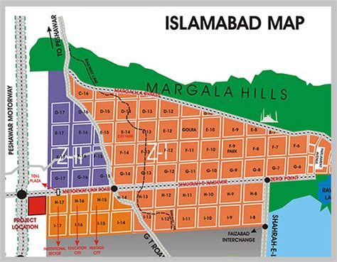 B 17 Map Islamabad