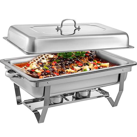 6 Pack Chafing Dish 9 L Buffet Server Chafer Dinner ...