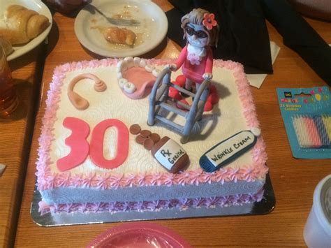 Happy 30th Birthday Cutest Cake Ever Old Lady Cake Funny Cake