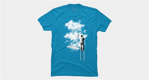 Painting The Sky Mens Perfect Tee By Mitxeldotcom Design By Humans