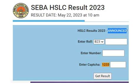 Sebaonline Org Resultsassam Nic In Direct Link To Check Seba Hslc