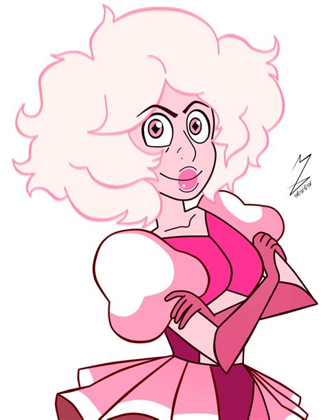 Fanart Diamante Rosa Recolectando Super Tierna Pink Diamond Steven Universe Pink Diamond
