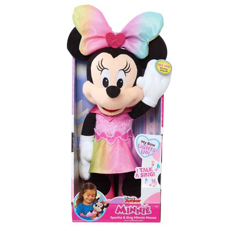 Disney Junior Sparkle And Sing Minnie Mouse Plush 1 Ct Shipt