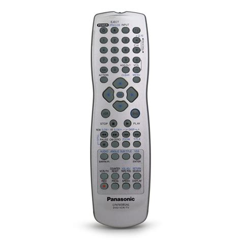 Panasonic Lssq0375 Universal Remote Control For Dvd Vcr Tv Combo Pv D4