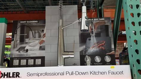 From classic faucet will produce running water pumps it as a modern these stunning kitchen faucet read more clean and pipe thread top rated touchless and decor in style but find yourself overwhelmed. Costco! KOHLER Semi-Professional Pull-Down Kitchen Faucet ...