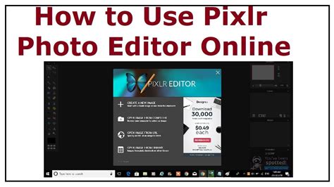 How To Use Pixlr Photo Editor Online Youtube