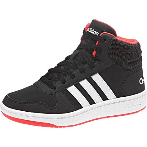 Adidas Hoops Mid 20 Shoes Kid Black Goalinn