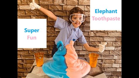 Easy Elephant Toothpaste Experiment