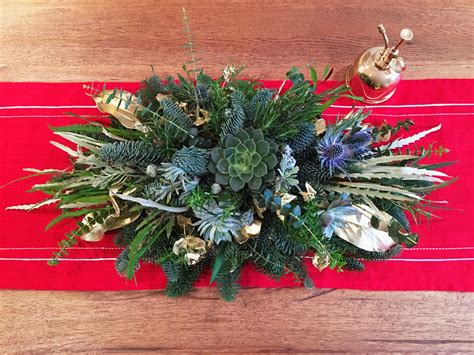 How To Make This Succulent Christmas Table Centrepiece — Melanie