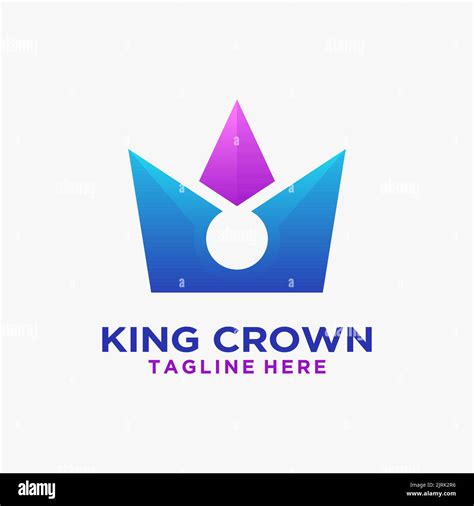 King Crown Logo Design Stock Vector Image And Art Alamy