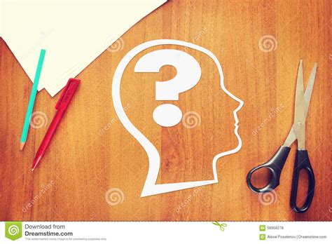 Psychology Of The Human Mind Stock Photo Image Of Cutting