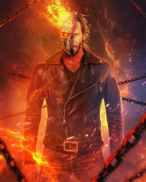 Comicbook Wed Be All In On A Keanureeves Ghost Rider 💀 Art By