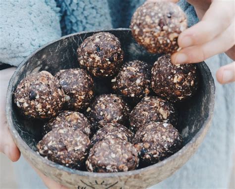 Vegan Chocolate Hazelnut Bliss Balls With Aduna Super Cacao Powder