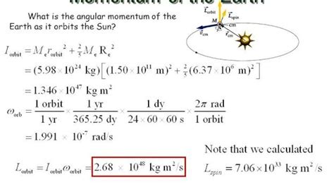 Angular Momentum Of Earth Around The Sun The Earth Images Revimageorg