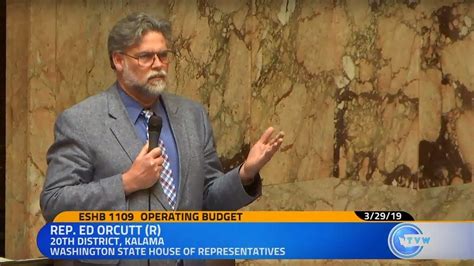 Rep Ed Orcutt Shares His Concerns With The House Democrats Operating