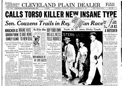 The Terrifying Case Of The Cleveland Torso Murders Gore Culture