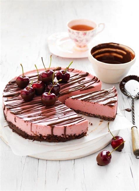 If you are a lover of white chocolate and coconut, this will become your favorite treat. Cherry Coconut Cheesecake with Chocolate Crackle Base | Copha