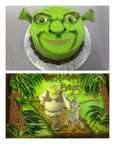 Shrek And Donkey Birthday Cake And Smash Cake Sweet Boutique Cakes