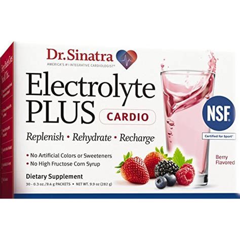 Snagshout Dr Sinatras Electrolyteplus Cardio Drink Powder