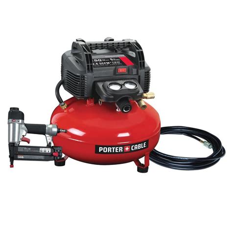 Porter Cable 6 Gal 150 Psi Portable Electric Air Compressor And 18
