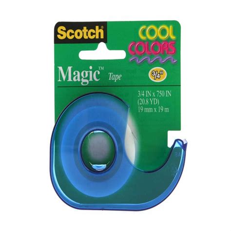 3m Scotch Magic Tape 19mm X 19m With Coloured Dispenser