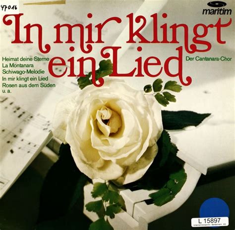 Der Cantanara Chor In Mir Klingt Ein Lied Bertelsmann Vinyl Collection