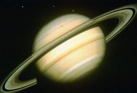 Saturn is also a giant gas planet with an outer atmosphere that is mostly hydrogen and helium. NASA's Voyager probes | Planet pictures, Space planets ...