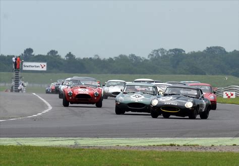 jd classics lightweight etype celebrates victory at the autosport threehour race